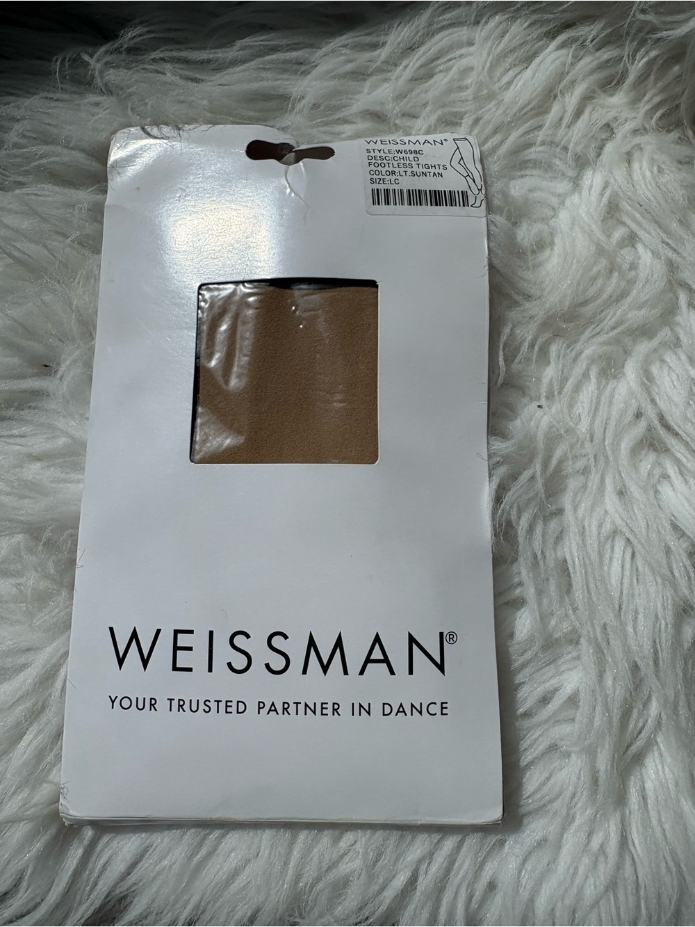 Weissman Kids Dance Tights - Suntan LC